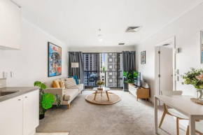 City views from 1BR Queen St apartment